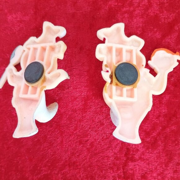 Vintage Pig‎ Chef Kitchen Magnets Set Of 2 Cute Retro Decor - Picture 2 of 5
